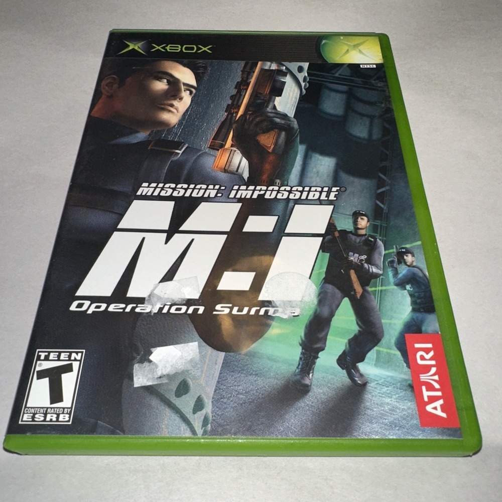 Mission Impossible: Operation Surma (Xbox, 2003) CIB Complete Manual + Stickers